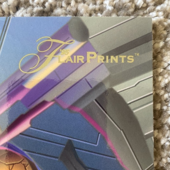 1995 FLAIR PRINTS "THING" #290 MARVEL COMIC JUMBO CARD - Picture 2 of 8